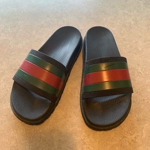 Authentic Gucci slides womens size 8
